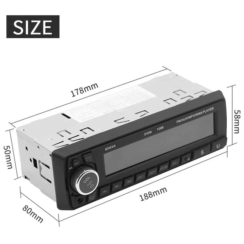 Автомобиль mp3 карта Машина Автомобильный плеер Поддержка Bluetooth телефон