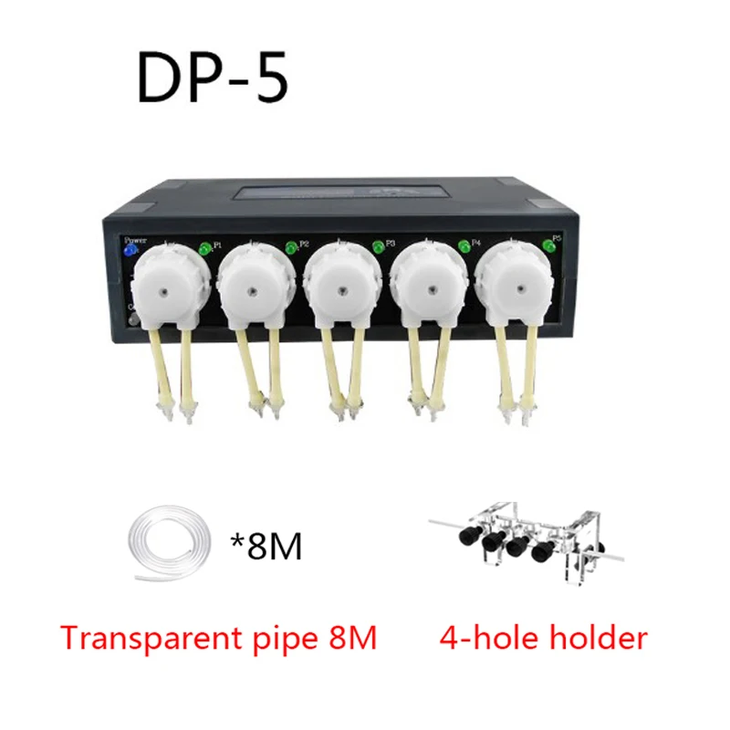 JEBAO DP2 DP3 DP4 DOSER2.4 DOSER3.4 коралловый Цилиндр автоматический титровальный насос перистальтический насос автоматическое дозирование добавленного времени насоса - Цвет: DP-5 Accessories