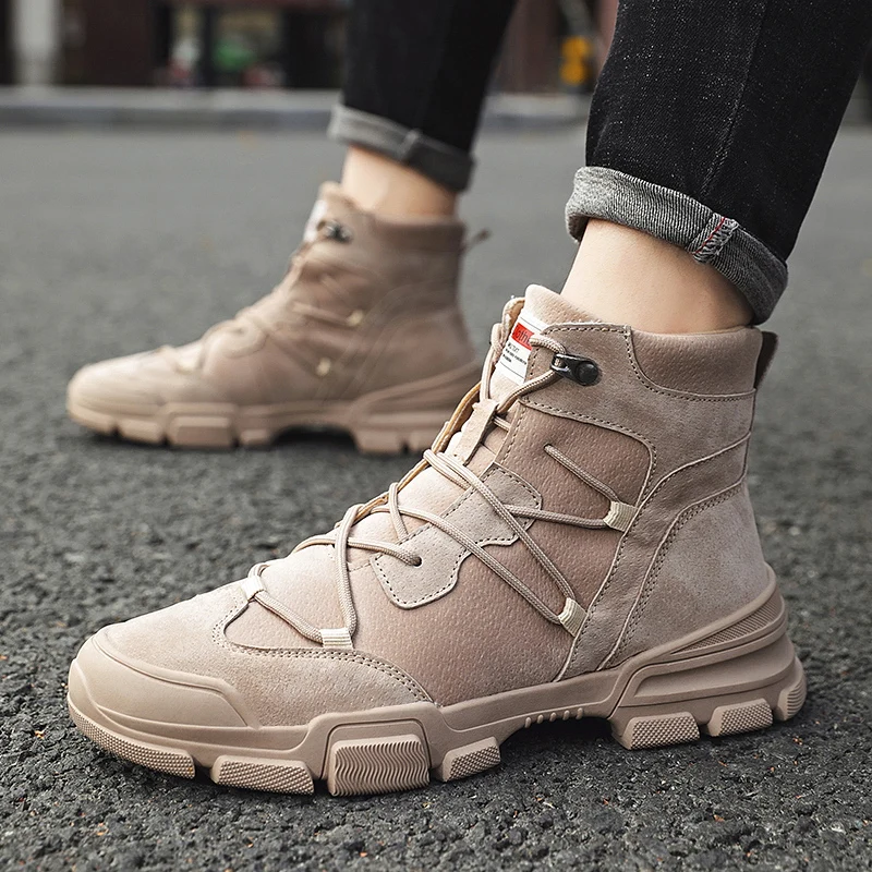 Модные мужские ботинки; Botas De Hombre; зимние ботинки; мужские теплые удобные ботильоны для мужчин; Erkek Botlari; уличные кроссовки для мужчин