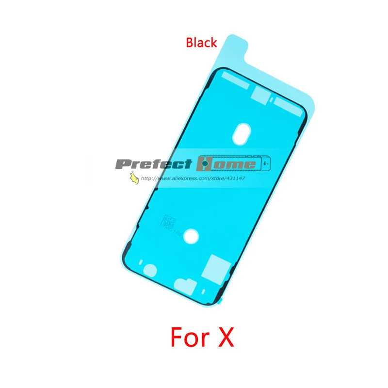 100 шт./лот, водонепроницаемая наклейка для iPhone 6S 8X7 Plus X XR XS MAX 3 м, клейкая предварительно вырезанная рамка для ЖК-экрана, лента, запасные части