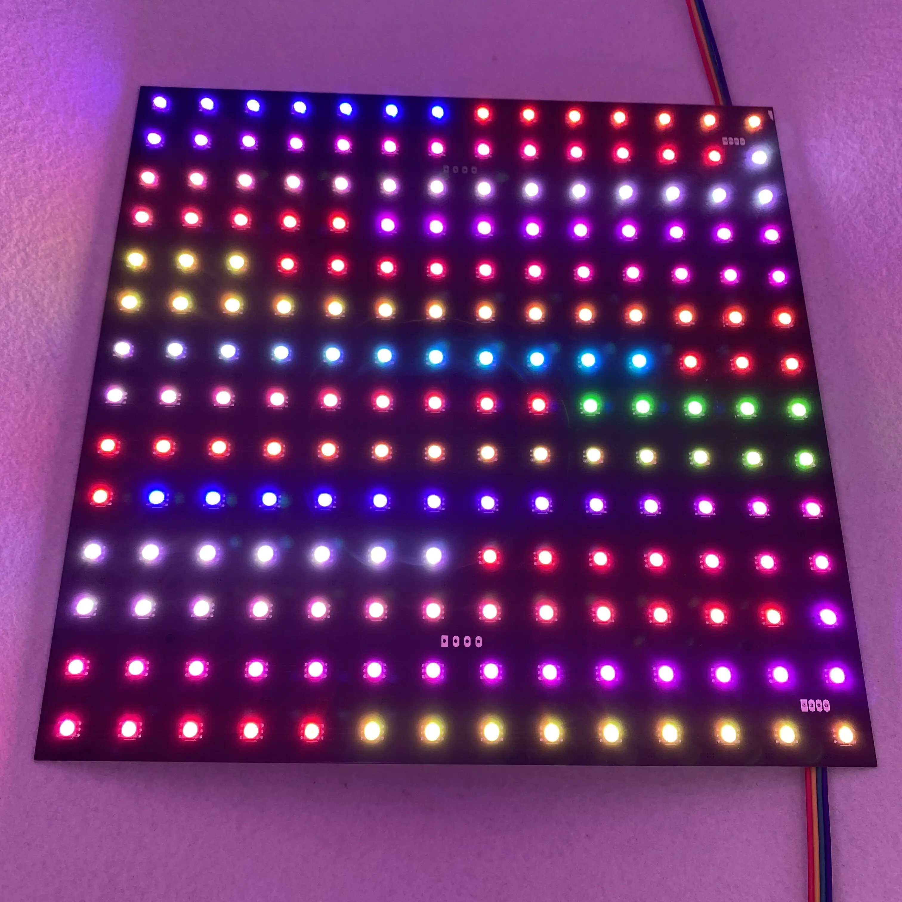 P20 APA102 полноцветный RGB внутренняя Светодиодная панель дисплея 14*14 пикселей 280 мм *