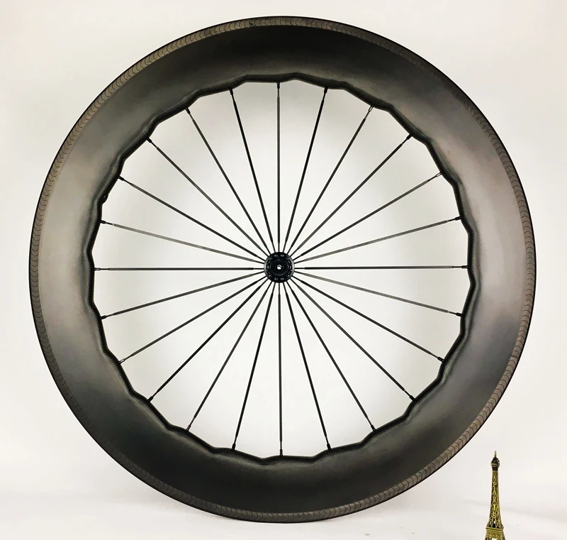 Cheap Tubeless 80mm carbon wheelset 28mm width 21mm inner width UD weave new brake surface wheel 88mm R23hubs 24/24holes 3 Cheap Tubeless 80mm carbon wheelset 28mm width 21mm inner width UD weave new brake surface wheel 88mm R23hubs 24/24holes 3