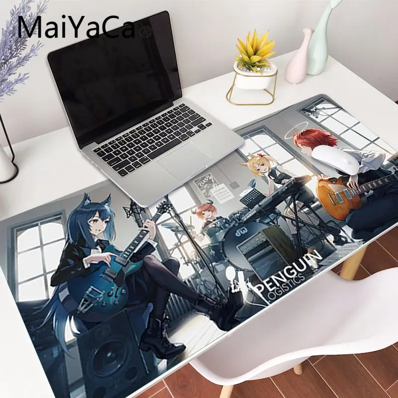 

MaiYaCa My Favorite Arknights video game gamer play mats Mousepad Gaming Mouse Pad Large Deak Mat 700x300mm for overwatch/cs go