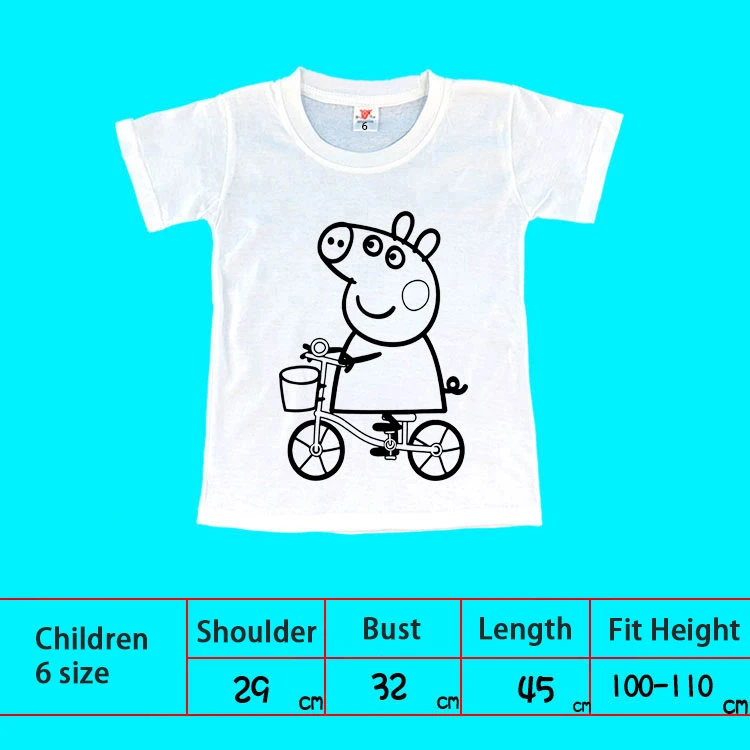 Развивающие игрушки для детей DIY Рисование футболки Coloriage Enfant детский сад красочные граффити Спирограф футболки для подарка - Цвет: Patterned Tshirt 6
