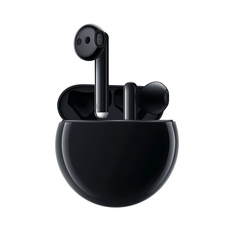 HUAWEI Freebuds 3 настоящие беспроводные наушники полуоткрытые активные наушники с шумоподавлением Bluetooth 5,1 с микрофоном и зарядной док-станцией - Цвет: Black