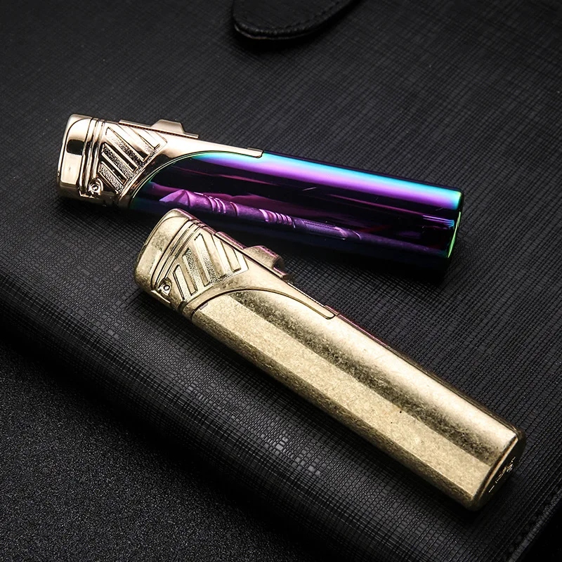 

Thunder Metal Butane Lighter Torch Refillable Adjustable Flame Lighter Chef Cooking Torch BBQ Ignition Picnic Tool Dropshipping