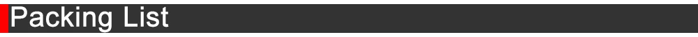 2 Packing List