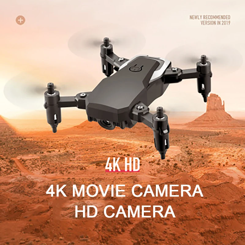 Мини-Дрон 4K с камерой Радиоуправляемый квадрокоптер режимом удержания высоты