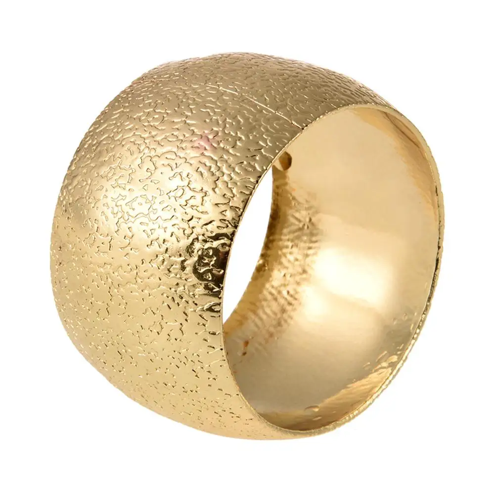 Китайская салфетка с декоративной металлической пряжкой и современный круглый кольцо для салфетки пряжки ткань кольцо отель для домашего обеденного стола украшения