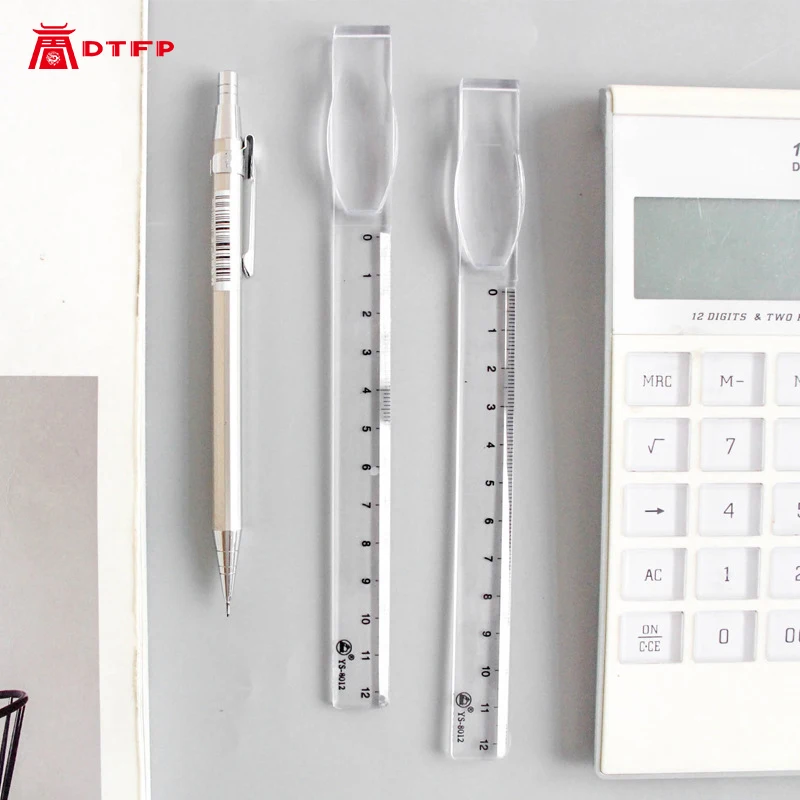 Линейка кавайные аксессуары прозрачная пластиковая прямая для шитья милые