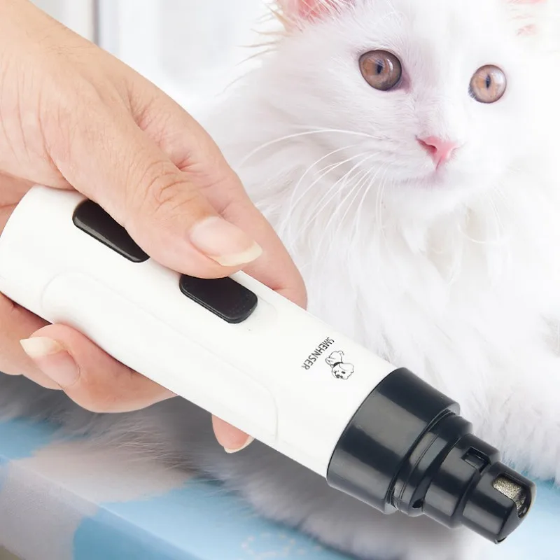 Электрическая usb зарядка для домашних собак пилка для полирования ногтей шлифовальная машина для домашних животных собачьи безболезненные лапы инструменты для груминга