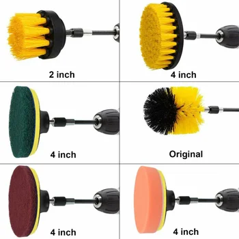 

14PCS/Set Power Scrubber Cleaning Drill Brush Kit Tub Cleaner Combo Tool Durable And Practical