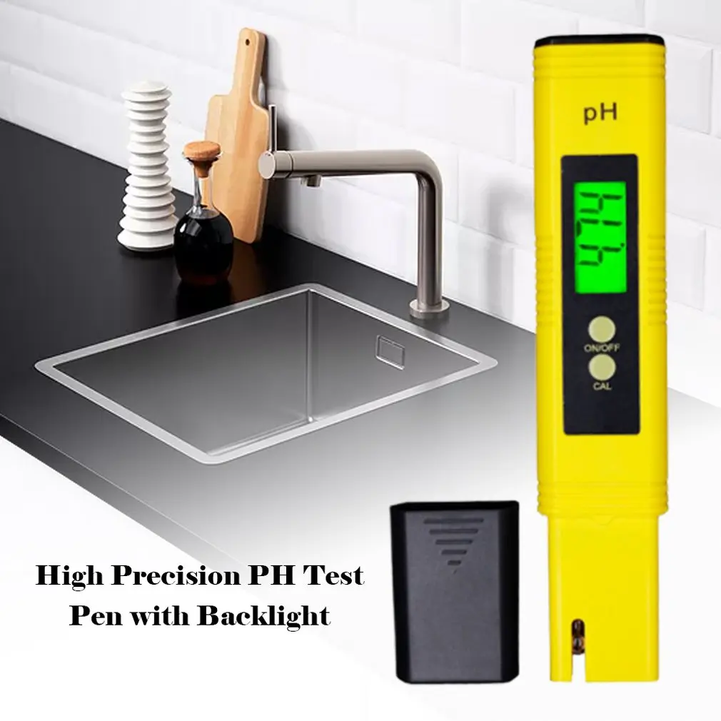 Ph Meter High Precision Water Quality Testing Pen Tds Meter Backlight Water Purity Filter Measuring Tools