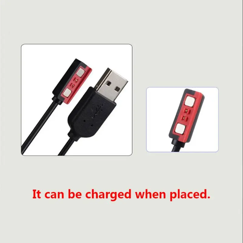 Usb кабель для зарядки Магнитный перезаряжаемый кабель портативное зарядное устройство Шнур для Pebble steel Smartwatch LX9A