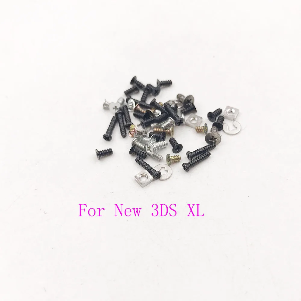 

20SETS Full Screw Set + L R Spring +Metal Pillar for Nintendo New 3DS XL LL New Console