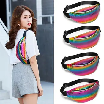 

Fashion Women Waist Fanny Pack Belt Bag Pouch Travel Hip Bum Shoulder Bags Sport Belt Hip Chest Crossbody Bag 2020