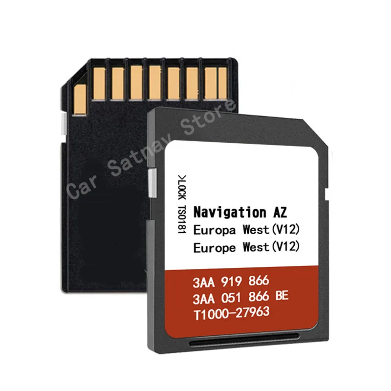 SD Card AZ RNS 315 West V12 VW Seat Skoda Europe Navi Germany 2020 2021 - ANKUX Tech Co., Ltd