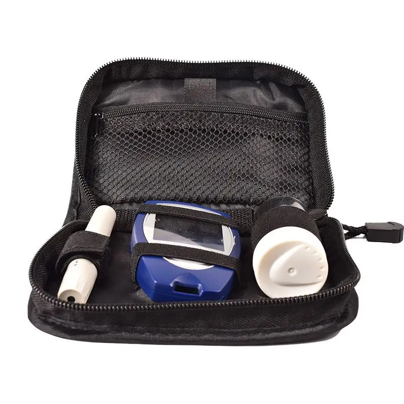 UJohnson Roche Wenhao Sannuo Bayer Blood Glucose Tester Storage Bag Universal Portable Mesh PU Waterproof | Бытовая техника