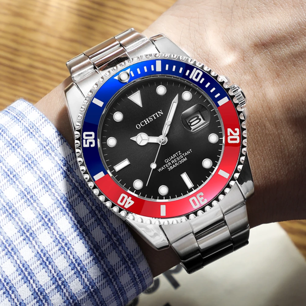 

OCHSTIN Top Brand Luxury Fashion Watch Men 30ATM Waterproof Date Clock Sport Watches Mens Quartz Wristwatch Relogio Masculino