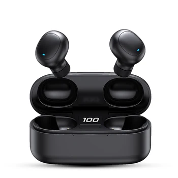 

TWS Earphones Bluetooth 5.0 True Wireless Earbuds Stereo Mini Headset HiFi LED Digital Charging Case For iPhone XiaoMi Phones
