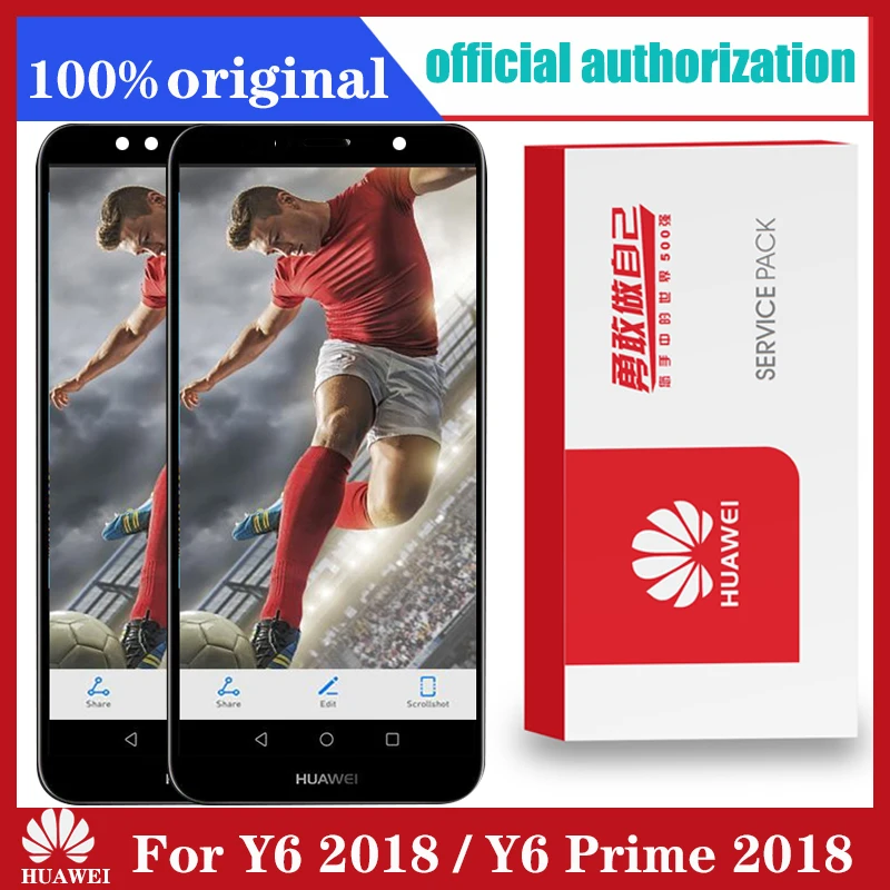 ЖК дисплей 5 7 ''для Huawei Y6 2018 ATU L11 L21 L22 LX1 LX3 L31 L42 сенсорный экран с дигитайзером в