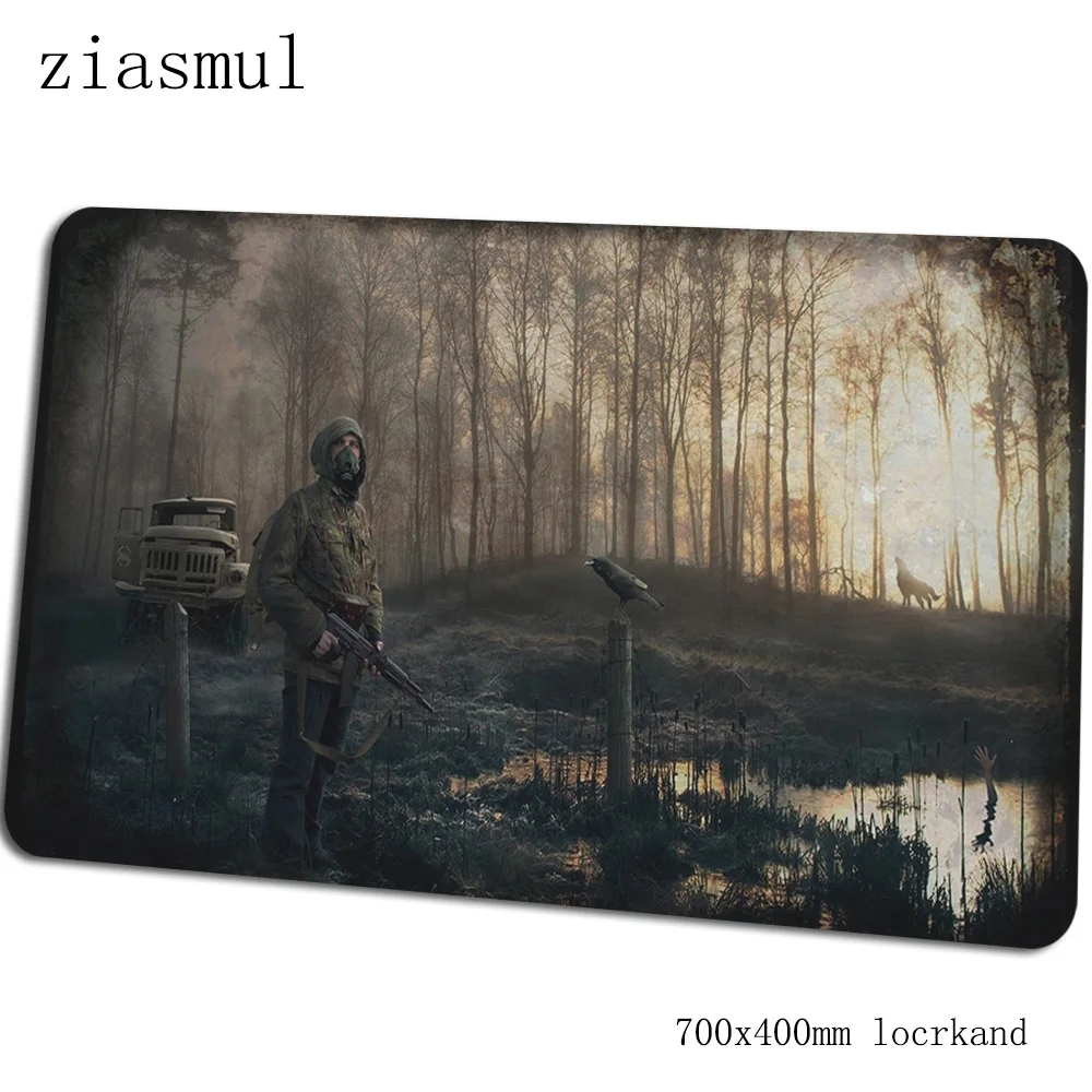Коврик для мыши stalker HD с принтом компьютерный коврик 70x40 см игровой коврик для мыши большой высококачественный клавиатура со встроенной мышью игры ПК геймер стол - Цвет: Size 700x400x2mm