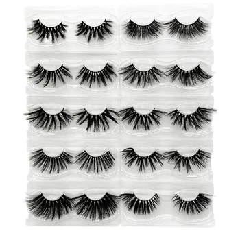 

Wholesale Mink Lashes 25 mm Mink Eyelashes Bulk Mink Lashes 25mm Fluffy Faux Lashes Dramatic Fake Eyelashes 20mm Natural