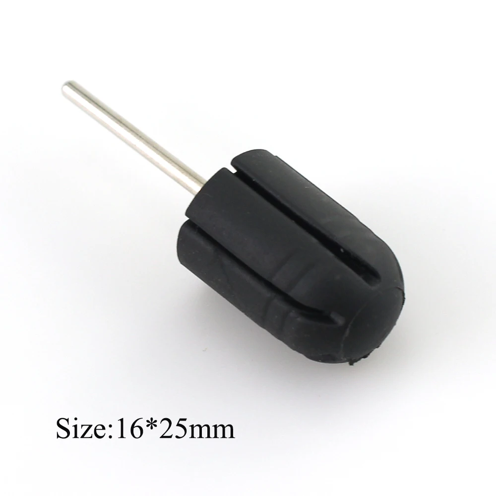 High Quality 1PCS Rubber Drill Bit Match Nail Sanding Cap Accessrry Electric Nail Drill Manicure Pedicure Art Tools 2