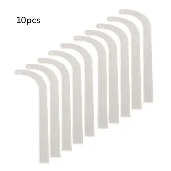 

10Pcs Clear Acrylic Earring Fitting Bar Earring Try On Display Earring Wearing Effect Stick Earring Fast Wearer for Live Sales