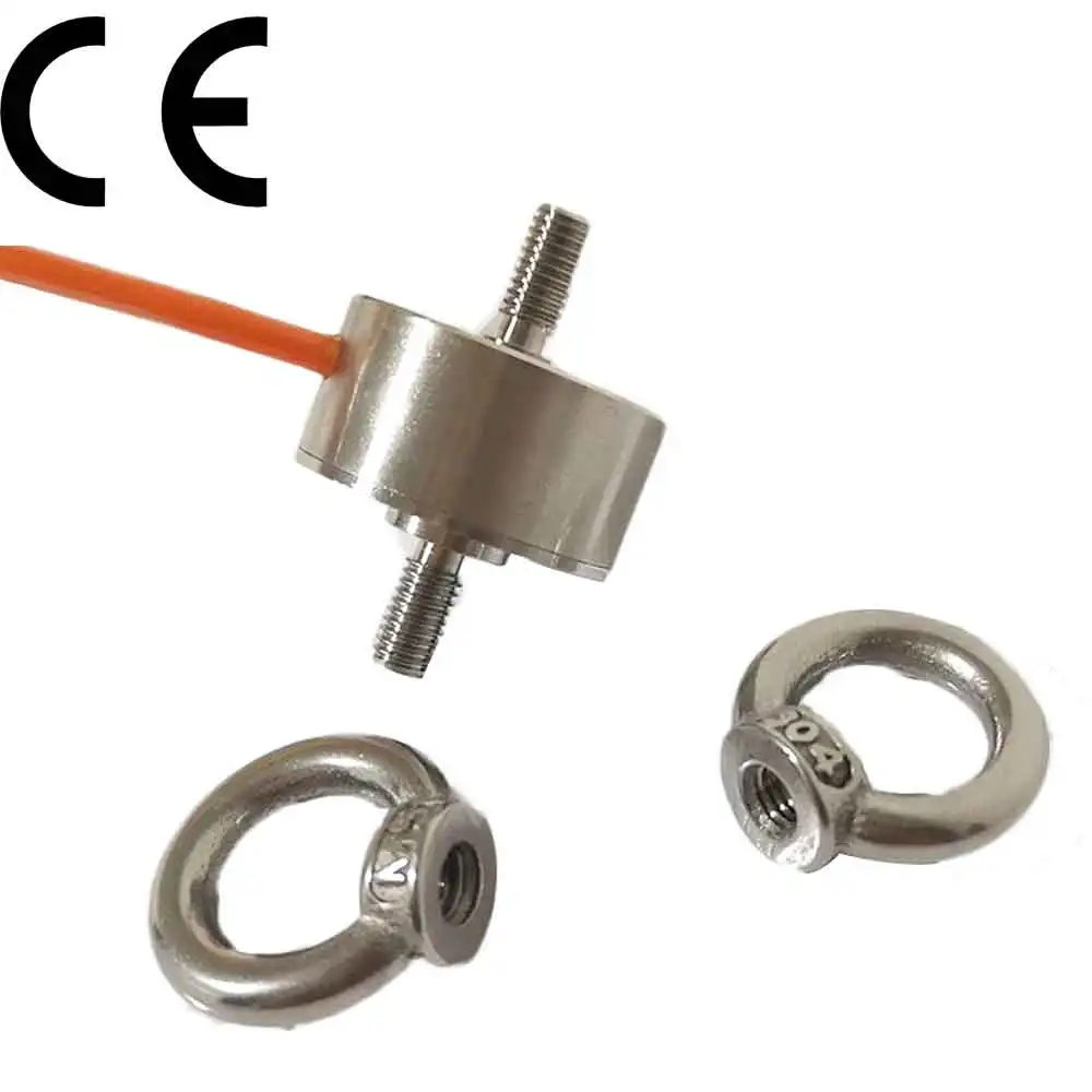 High Precision Tensile Force Testing Instruments Micro Weighing Sensor 3 5 10 20 30 50 100 200 300 500 KG Load Cell With Ring |