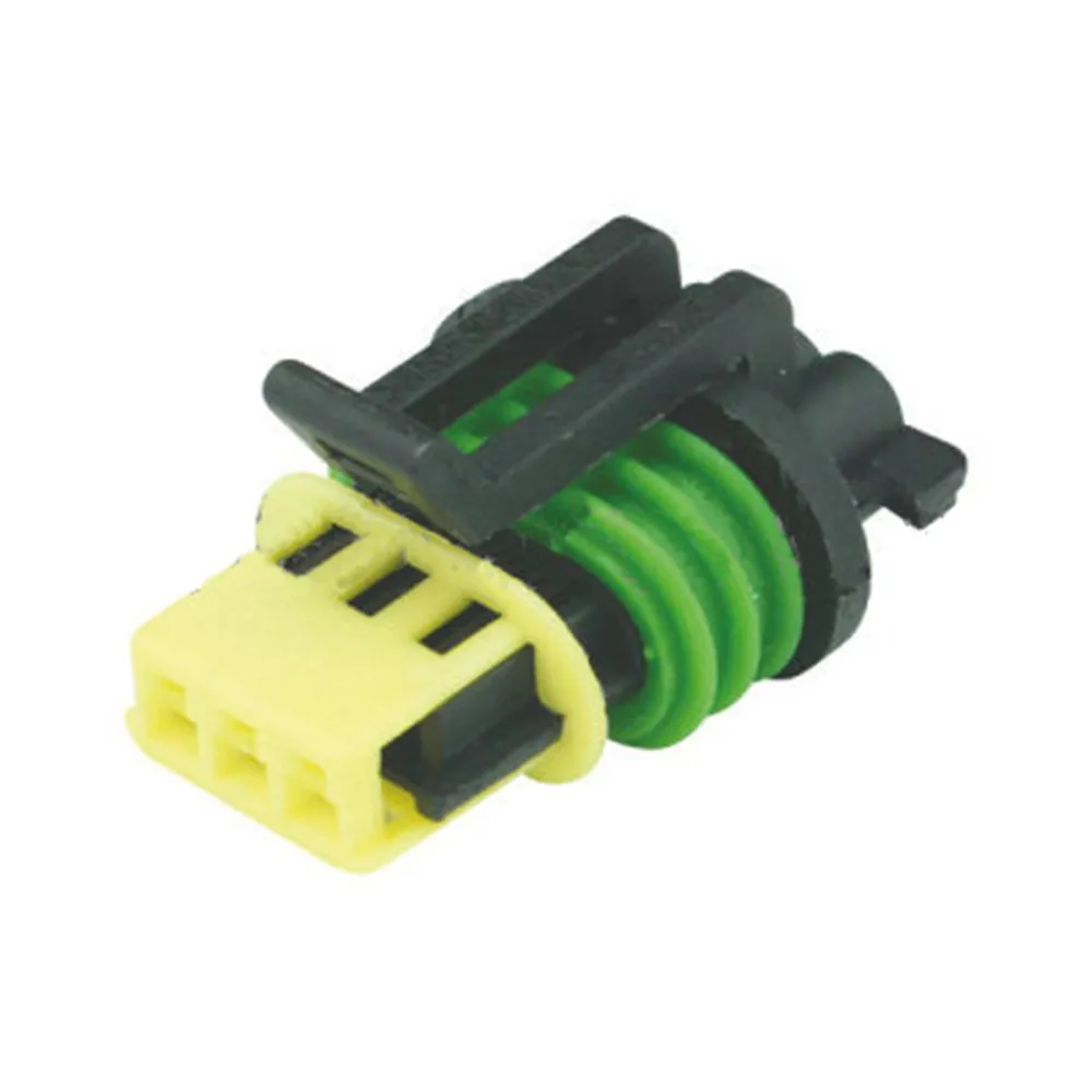 

5/10sets 3pin delphi autoplastic waterproof wire harness cable connector 15336029