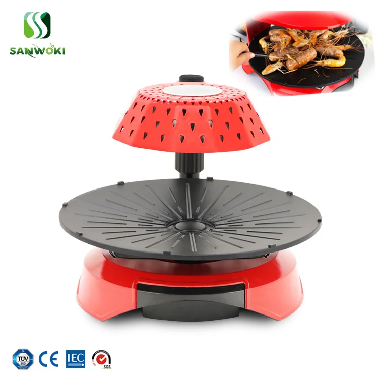 

Electric oven barbecue machine home Korean smokeless electric baking pan grill infrared barbecue dish nonstick BBQ Grill Machine