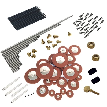 

Saxophone Pad DIY Complete Metal Needle Key Shaft Woodwind Instrument Alto Sax RepairTool Kit Durable Practical Blanket Column