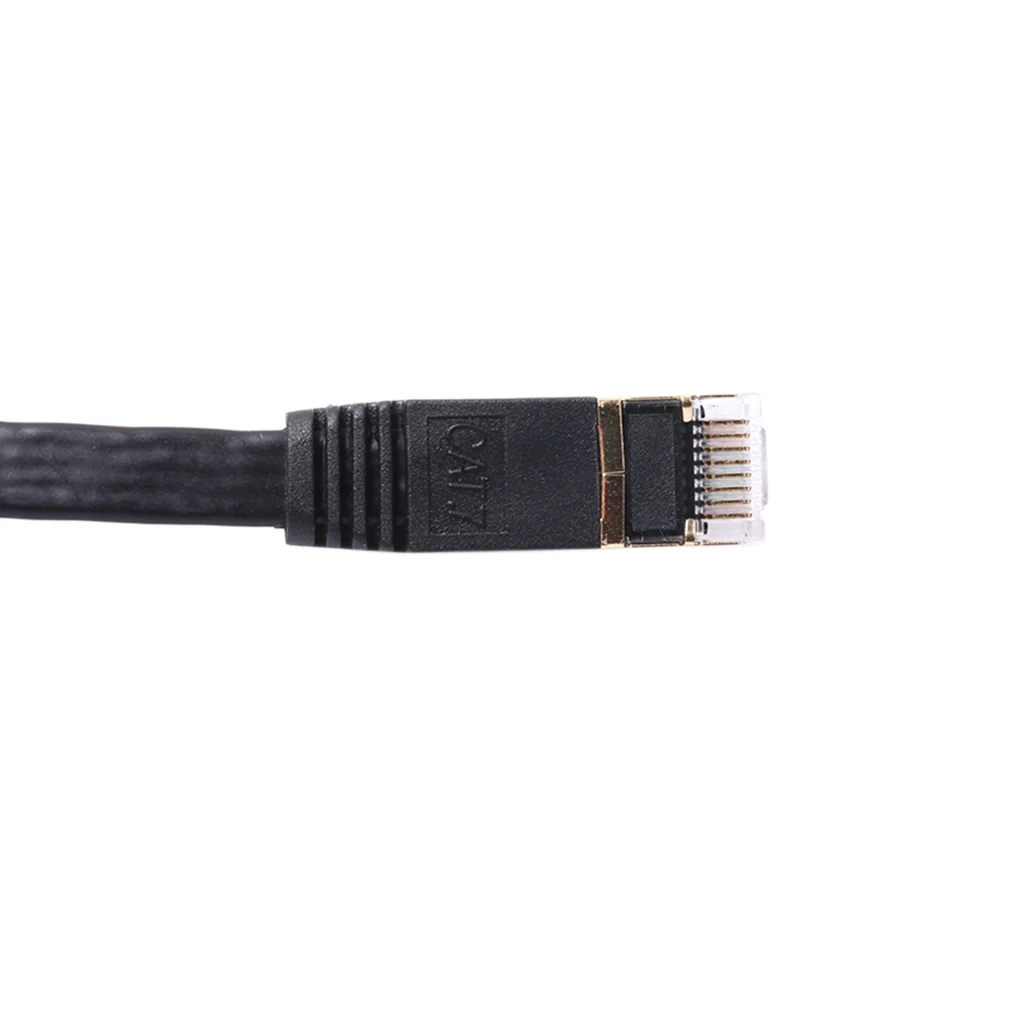 Супер высокая скорость 2 м плоский соединительный кабель ультра тонкий Ethernet