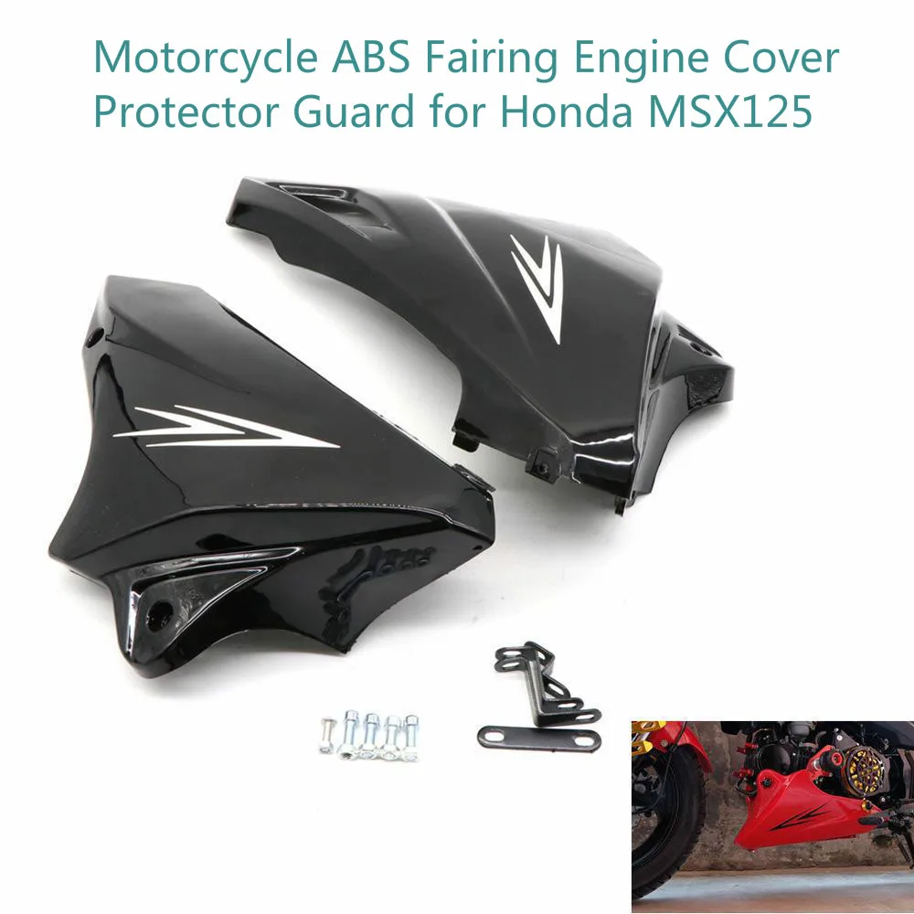 BAFIRE MSX125 обтекатель Крышка двигателя мотоцикла ABS декоративный протектор для Honda YG125-21 MSX125SF 201