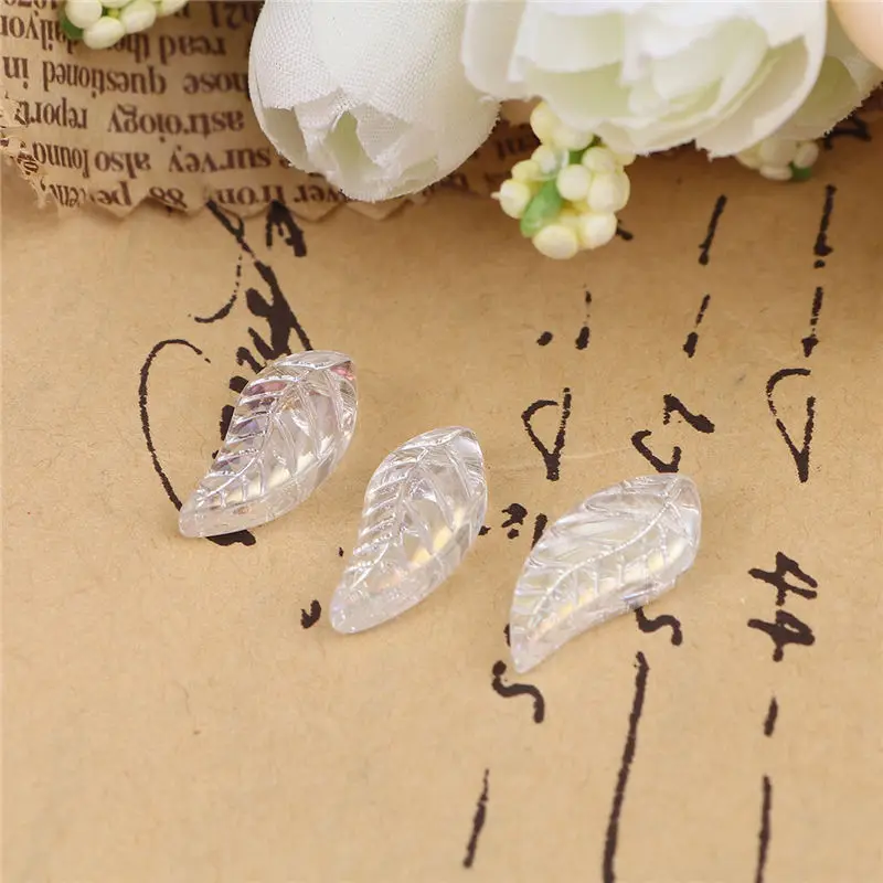 50 PCs Doreen Box Glass Beads Leaf Multicolor AB Rainbow Bead For DIY Fashion Bracelet Jewelry Making16x 8mm, Hole: 0.9mm 50 PCs Doreen Box Glass Beads Leaf Multicolor AB Rainbow Bead For DIY Fashion Bracelet Jewelry Making16x 8mm, Hole: 0.9mm