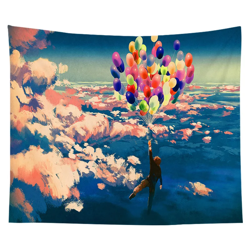 Скандинавский гобелен на заказ украшение для дома спальни акварель Звездный