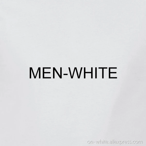 Футболка для горнодобывающих кранов - Цвет: Men-White