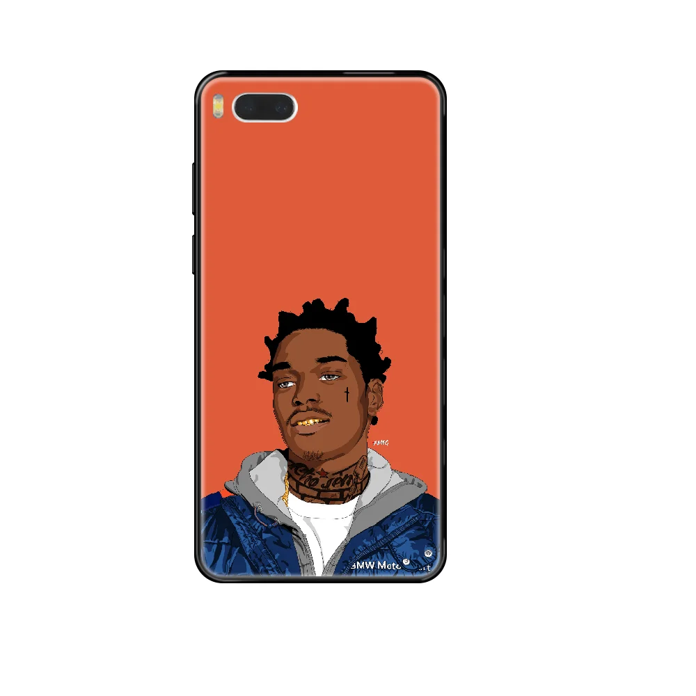 kodak black rap singer Phone case For Xiaomi Redmi Mi 3 5 6 8 9 A1 2 Max3 Mix2 X SE Lite Pro black tpu back silicone coque soft