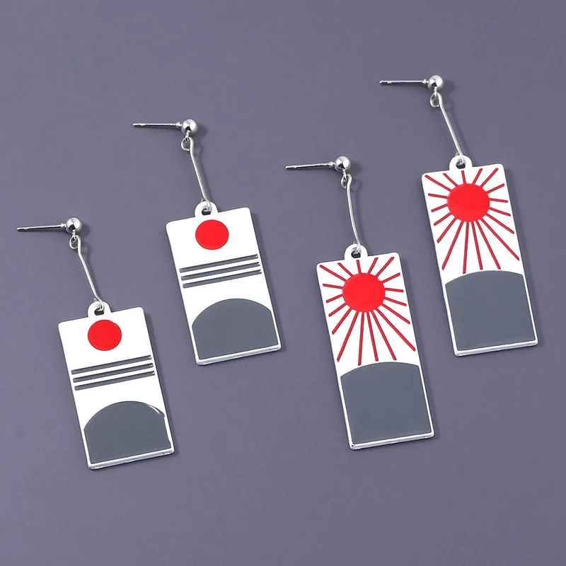 Прямая поставка рассекающий демонов танджиро камадо серьги для косплея аниме