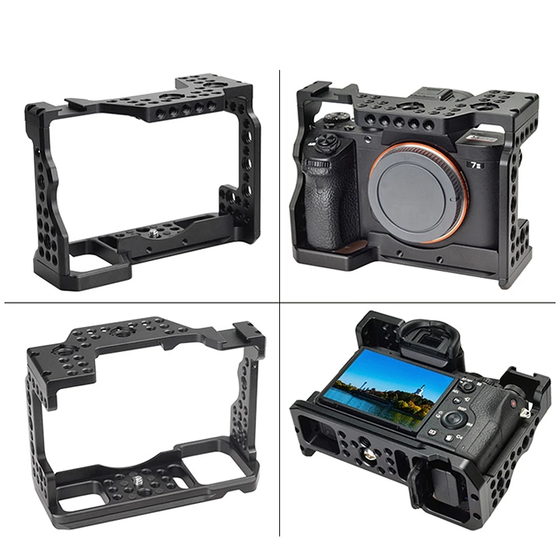 Клетка для камеры DSLR с отверстием для размещения Arri 4/1 8/3 отверстие для резьбы для sony A9 A73 A7R3 A7M3 A7R III/A7M III/A7 III