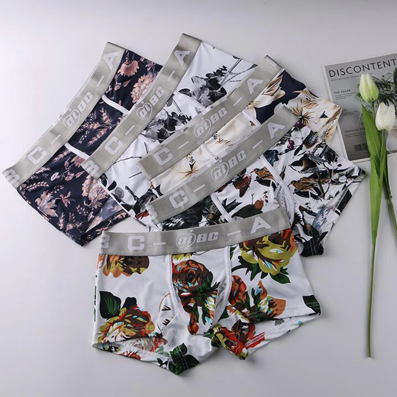 Нижнее белье, мужские боксеры, сетка, cueca masculina, слон, нос, ropa interior hombre, дышащие мужские боксеры, трусы-боксеры из Ice Silk para hombre
