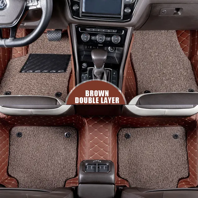 Csutom Car Floor Mats For Audi Q7 5 Seats 2006 2007 2014 2015 2016