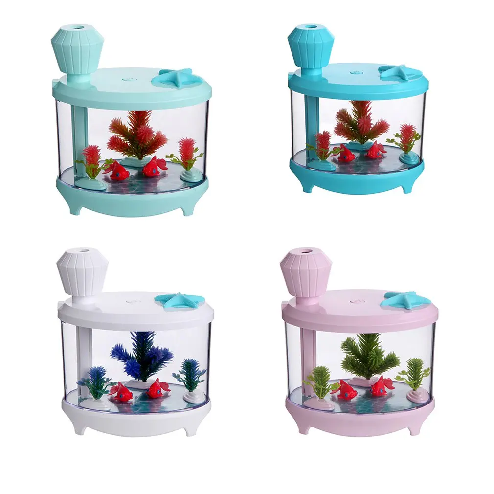 

Led Fish Tank Humidifier Night Light Home Decoration Lights Creative Atmosphere Lights Fashion Professional