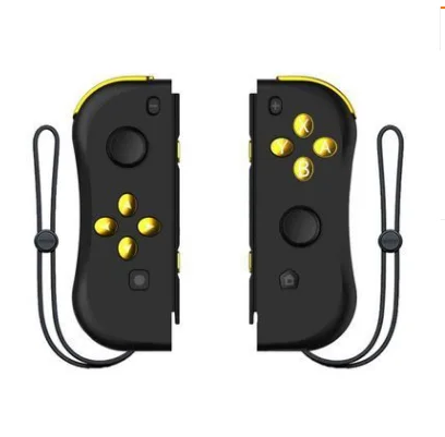 black gold ДЛЯ NS Joy-Con(L/R) Беспроводные bluetooth-игровые контроллеры, красный синий джойстик для геймпада, джойстик для Nintendo Switch Console - Цвет: black gold