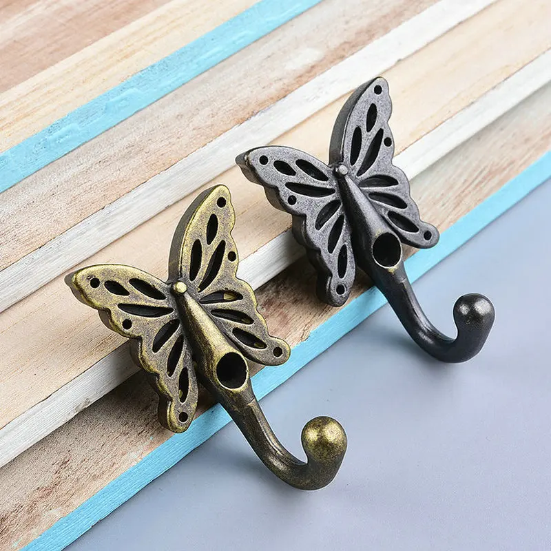 CLASSIC Antique Europe Garden Style Household Living Bedroom 2PCSLot Coat Hanger Clothes Hook Coat Hook Coat Rack Robe Hook (4)