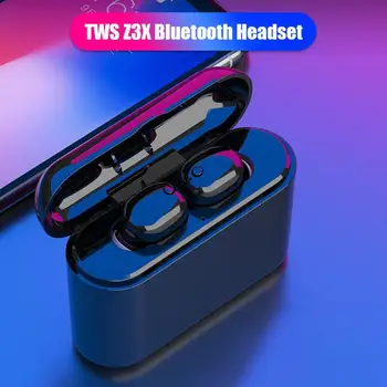 

Bluetooth 5.0 Headset Wireless Earphones Mini Earbuds Waterproof Stereo Bass HIFI Sound Headsets With 2200mAh Charge Case