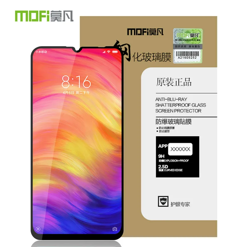 Закаленное стекло MOFI для Xiaomi cc9 9T 8 8SE 9 9SE полное покрытие экрана протектор из