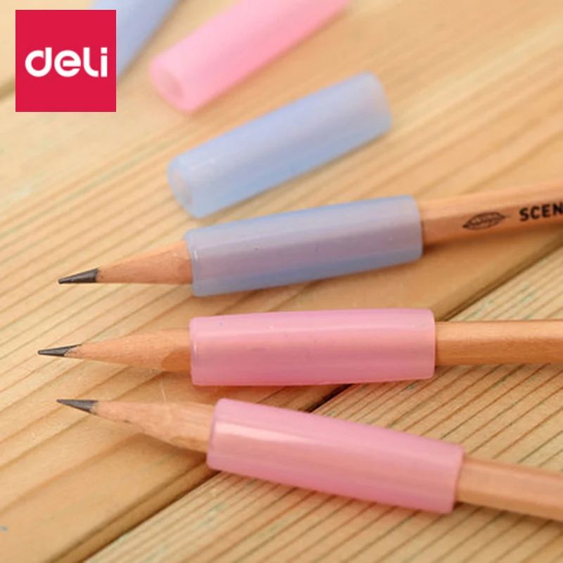 Deli 60 шт. Милая силиконовая ручка захвата пальцы коррекция для детей правильного