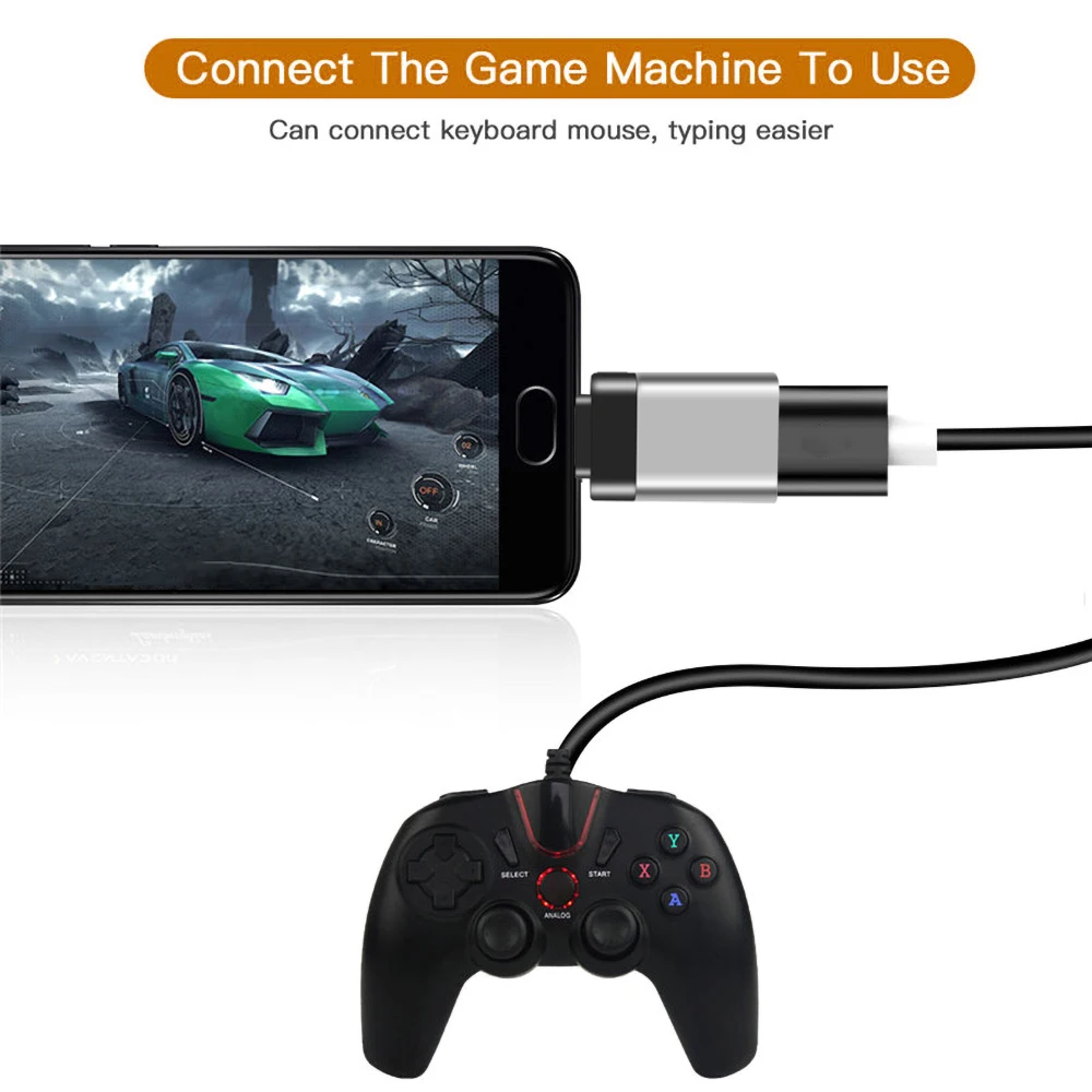 

BUNDWIN USB Typec OTG Adapter Fast Type C To Usb 3.0 Converter Usb-c Type-c Charge Data Syncfor Samsung Huawei Xiaomi Macbook